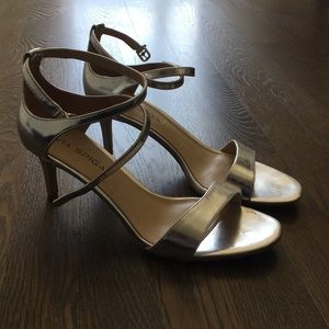 Silver Via Spiga Heels
